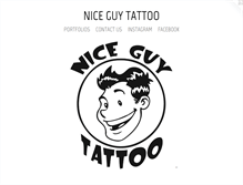 Tablet Screenshot of niceguytattoo.com